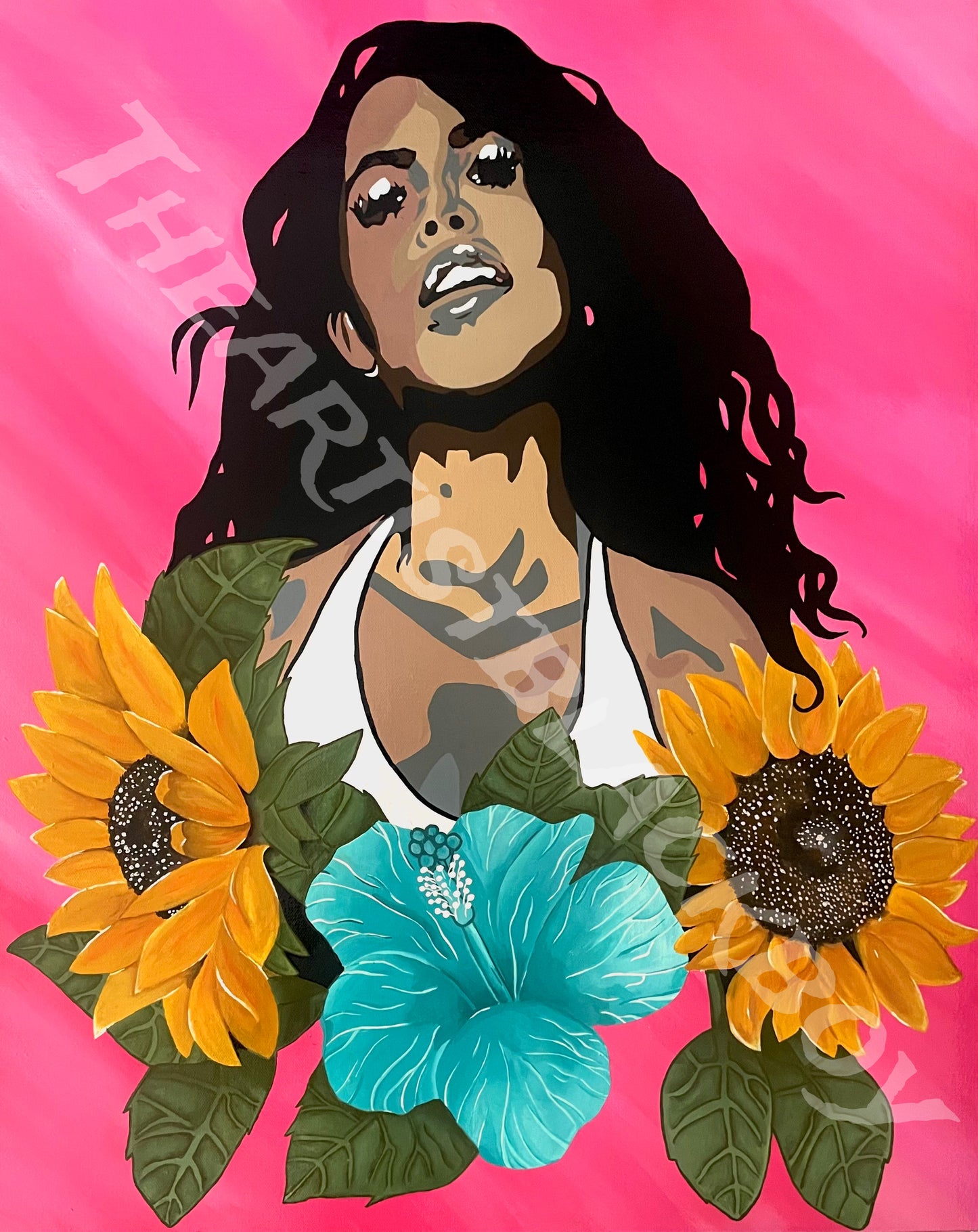 Aaliyah 12x18 Print