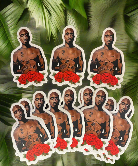 Tupac Shakur (2Pac) stickers