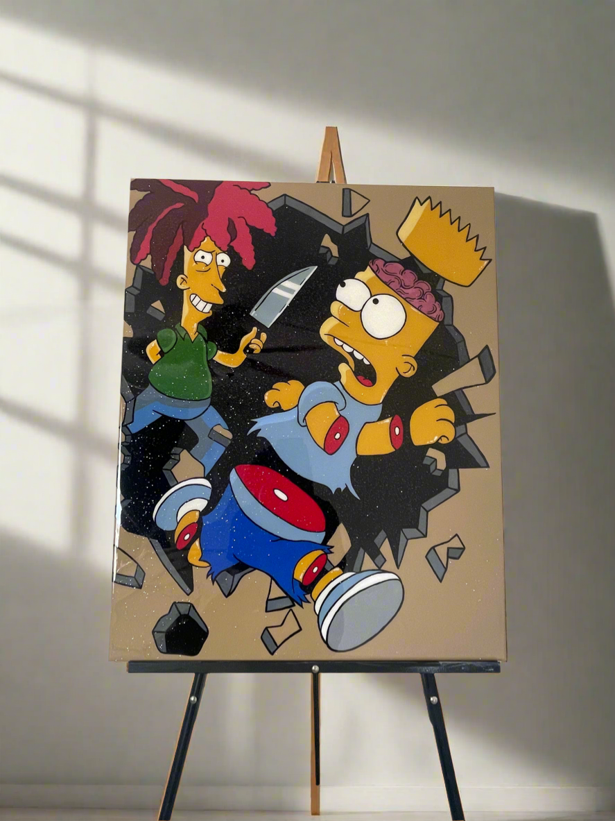 Sideshow Bob & Bart 24x36