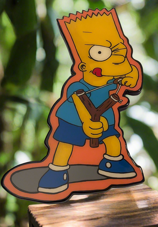 (Bart Simpson) Wood cut out
