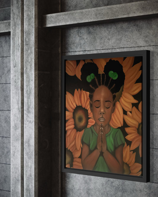Sunflowers and prayers 16x20 (1of 2)