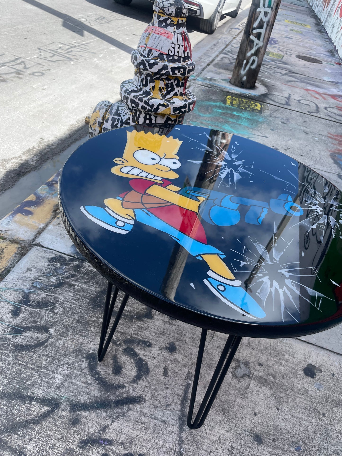 Bart Simpsons coffee table